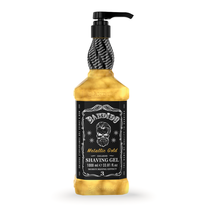Bandido Shaving Gel Metallic Gold 1000 ML